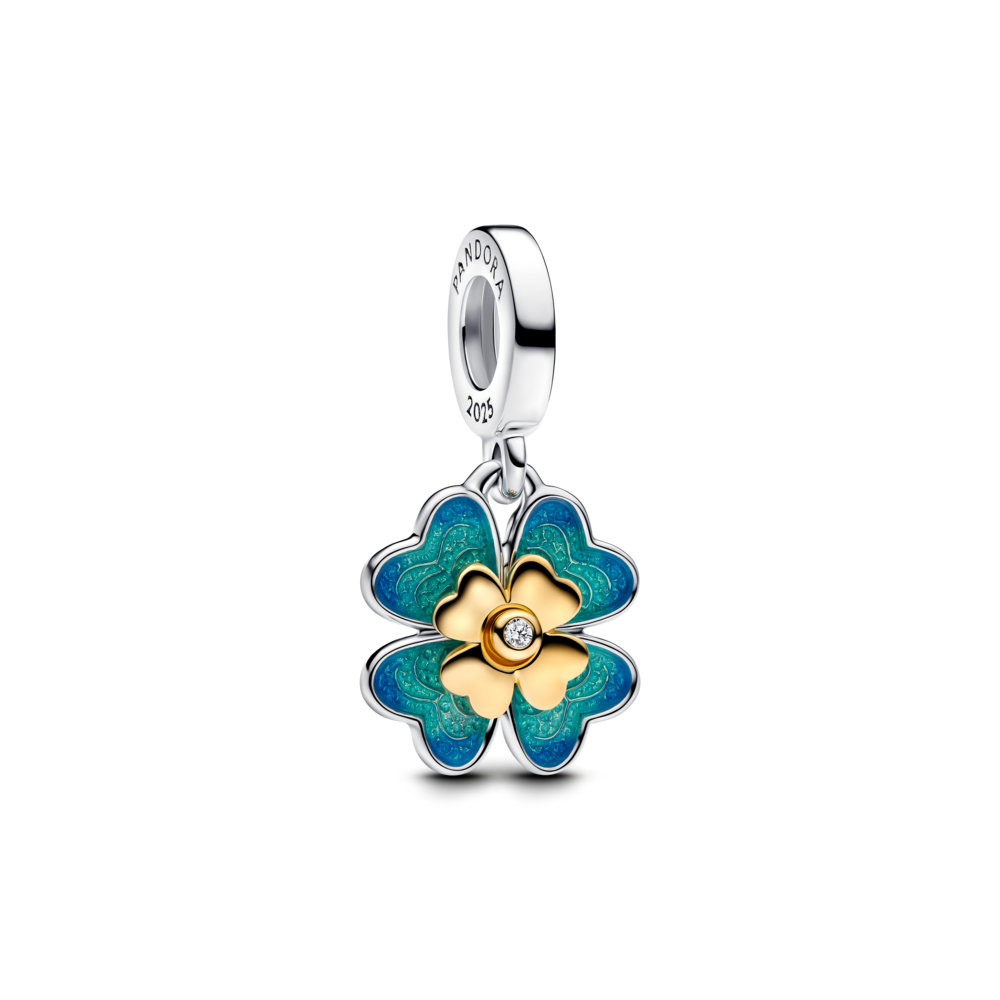 Charm cỏ bốn lá xanh hy vọng và may mắn - Pandora