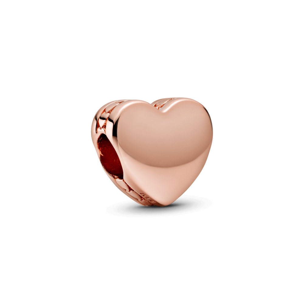 Charm Mạ Vàng Hồng 14K Trái Tim Khắc Chữ - Pandora