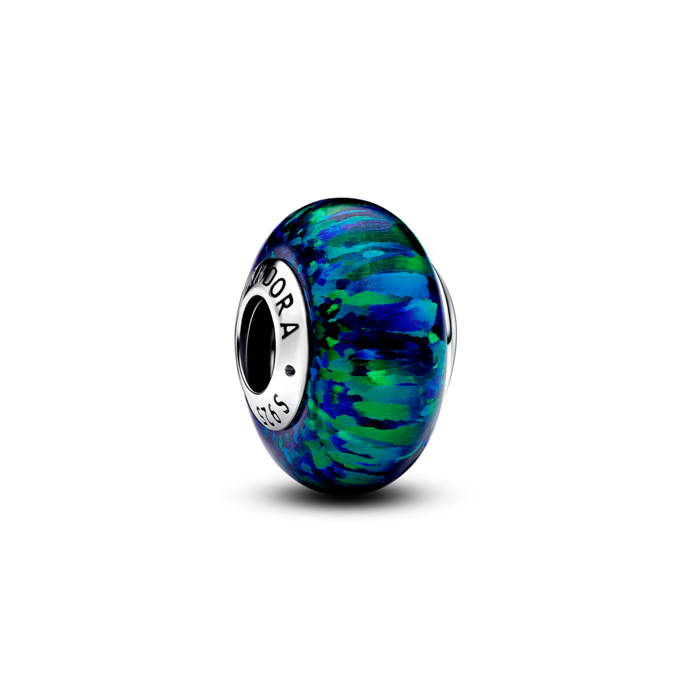 Charm Bạc Pandora Moments Opal Xanh Lá - Pandora