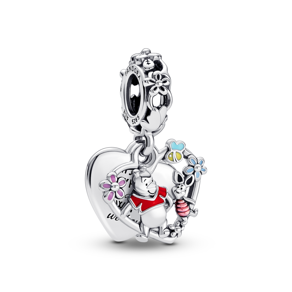 Charm Bạc Disney x Pandora Gấu Pooh Và Heo Winnie - Pandora