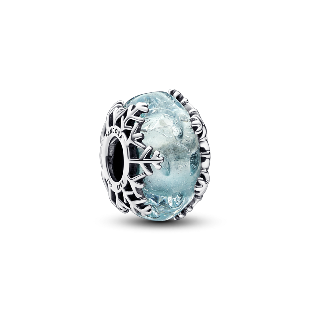 Charm Bạc Murano Hoa Tuyết Mùa Đông - Pandora
