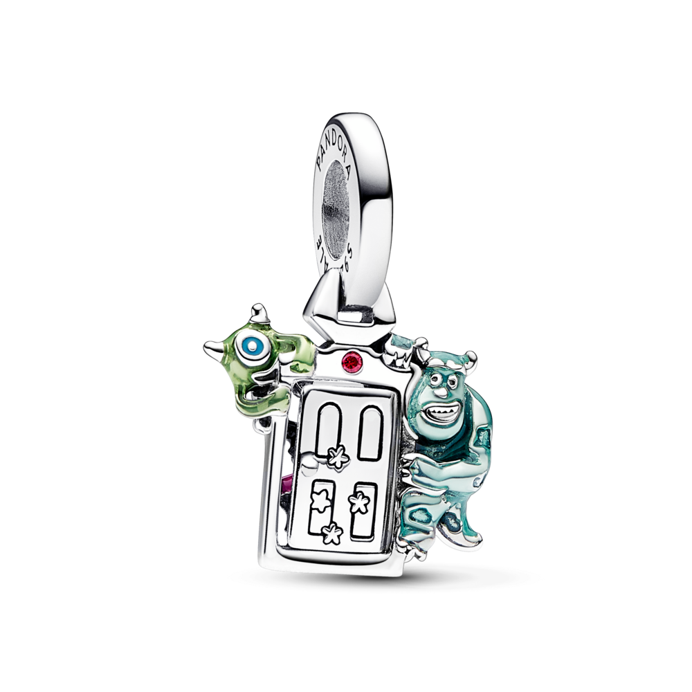 Charm Bạc Disney x Pandora Nhân Vật Mike và Sulley Phim Monsters - Pandora