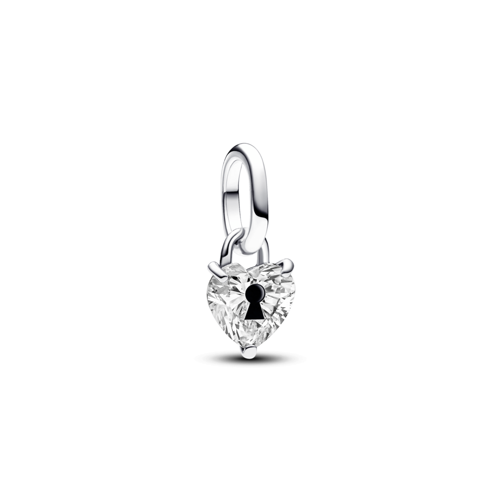 Charm Bạc Pandora ME Hình Trái Tim Có Lỗ Khóa - Pandora