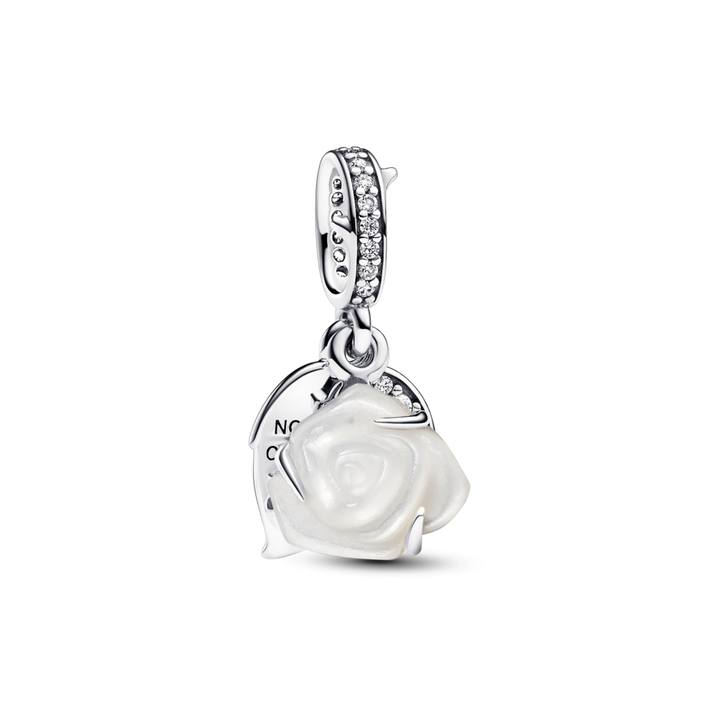 Charm Bạc Pandora Moments Hoa Hồng Trắng - Pandora