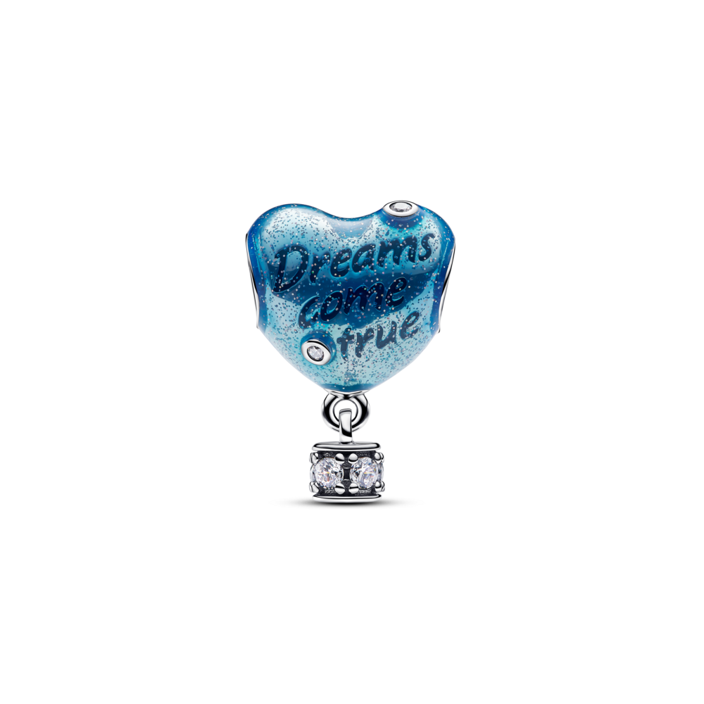 Charm bóng bay trái tim tráng men xanh - theo đuổi ước mơ - Pandora