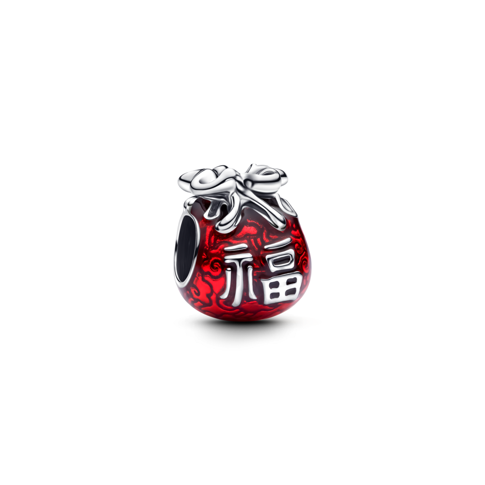 Charm bạc pandora tráng men túi phúc — trung hoa - Pandora