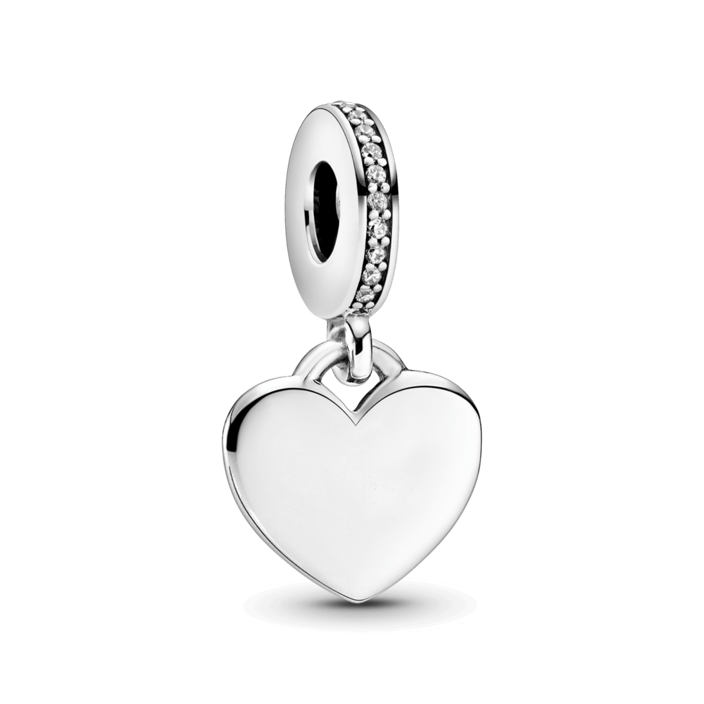 Charm Treo Bạc Trái Tim Khắc Yêu Thương - Pandora