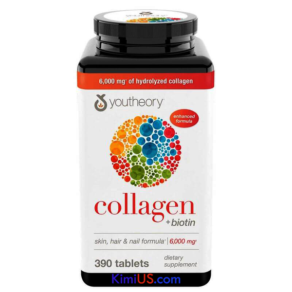  Collagen Youtheory 1,2&3 390 viên - Viên uống nuôi dưỡng da trắng khỏe của Mỹ - GG 