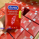  Bao cao su DUREX Fetherlite đỏ 30c - Úc 