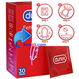  Bao cao su DUREX Fetherlite đỏ 30c - Úc 