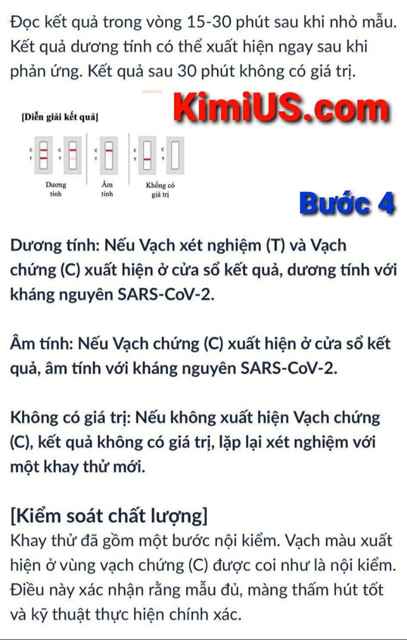  Kit test nhanh Covid-19 của hãng SUGENTECH, INC - Hàn Quốc 