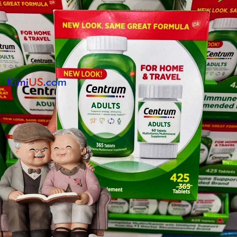  Centrum Adults 425 viên - TPCN bổ sung MultiVitamin/khoáng chất cho người lớn tốt nhất của Mỹ 