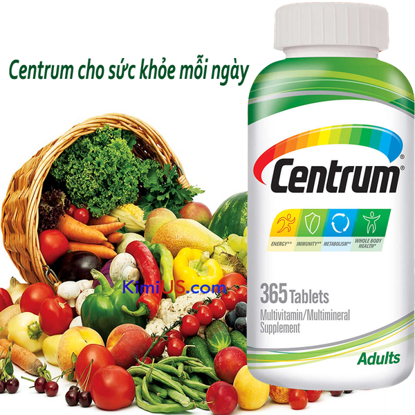  Centrum Adults 425 viên - TPCN bổ sung MultiVitamin/khoáng chất cho người lớn tốt nhất của Mỹ 