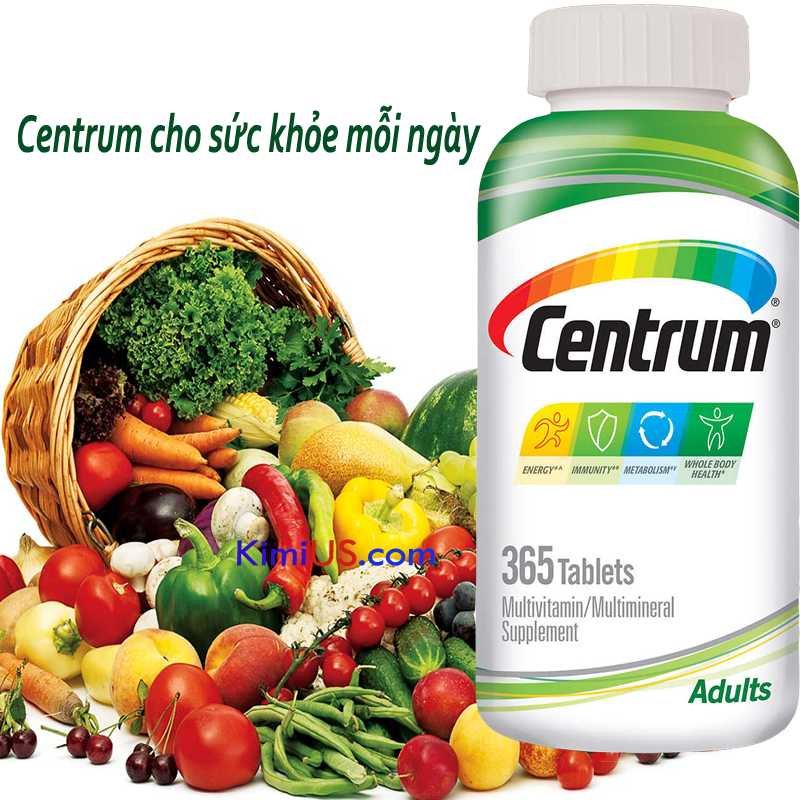  Centrum Adults 425 viên - TPCN bổ sung MultiVitamin/khoáng chất cho người lớn tốt nhất của Mỹ 