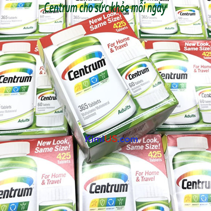  Centrum Adults 425 viên - TPCN bổ sung MultiVitamin/khoáng chất cho người lớn tốt nhất của Mỹ 