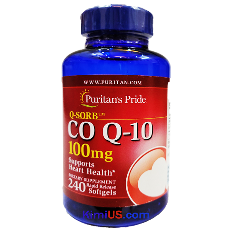  Thuốc bổ tim mạch Puritan's Pride CoQ10 100 mg 240 viên của Mỹ 