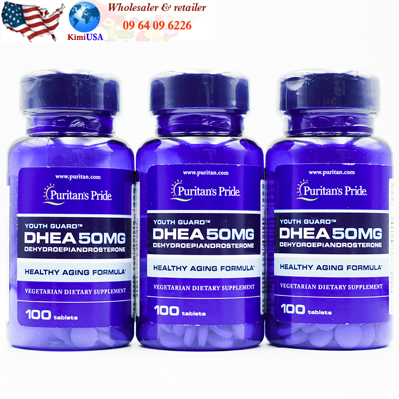  DHEA 25mg - Puritan’s Pride - Viên uống tăng nội tiết tố nữ của Mỹ 