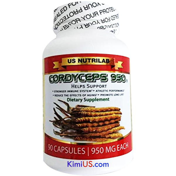  CORDYCEPS 950mg 90 viên - ĐTHT chiết xuất từ thiên nhiên của Mỹ  (USA) - GG 