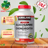  Viên uống hỗ trợ xương khớp Glucosamine Chondroitin Sulfate Kirkland 280 viên của Mỹ 