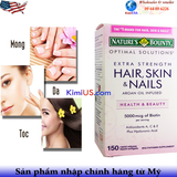  Viên uống Hair Skin & Nails của Nature's Bounty 150 viên tốt ra sao? 