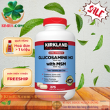  Glucosamine HCI 1500mg with MSM  kirkland 375 viên - GG 