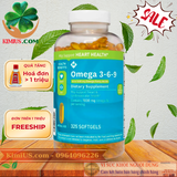  Omega 369 1600mg 300 viên - Viên uống bổ mắt, tim mạch của Mỹ 