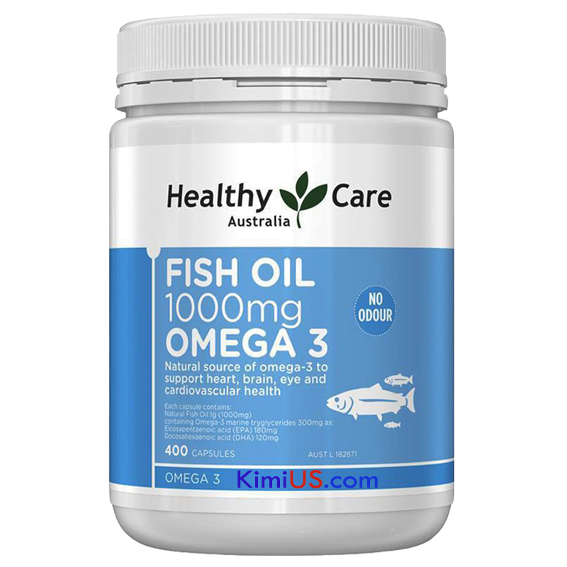  Dầu cá tự nhiên Fish Oil Omega-3 1000mg 400 viên của Úc - GG 