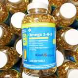  Omega 3-6-9 1600mg with Tuna oil 300V - Viên uống hỗ trợ t͟i͟m͟ ͟m͟ạ͟c͟h͟,͟ ͟t͟r͟í͟ ͟n͟ã͟o͟ của Mỹ - GG 