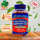  Dầu cá hồi Pure Alaska Omega-3 Wild Salmon Oil 1000mg 210 viên của Mỹ - GG 