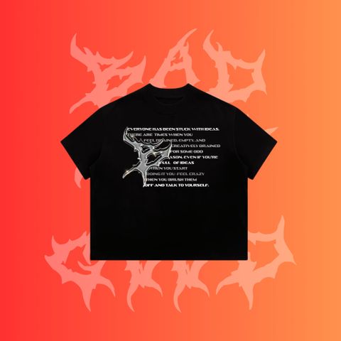  [COTTON KHÔ] ÁO THUA BADNOTGOOD “B METAL “ 100% COTTON KHÔ VINTAGE  FORM BOXY 