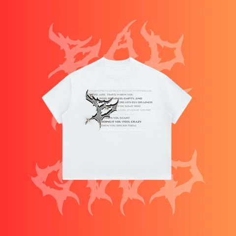  [COTTON KHÔ] ÁO THUA BADNOTGOOD “B METAL “ 100% COTTON KHÔ VINTAGE  FORM BOXY 