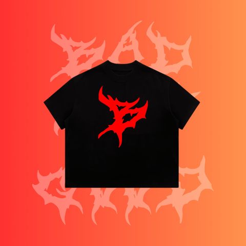  [COTTON KHÔ] ÁO THUN BADNOTGOOD “ B ĐỎ “ 100% COTTON KHÔ VINTAGE  FORM BOXY 