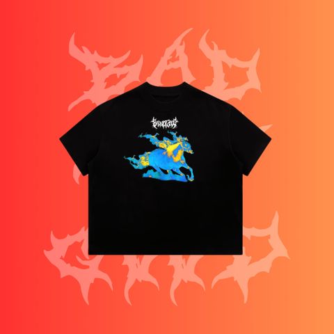  [COTTON KHÔ] ÁO THUN BADNOTGOOD “ NGỰA “ 100% COTTON KHÔ VINTAGE  FORM BOXY 