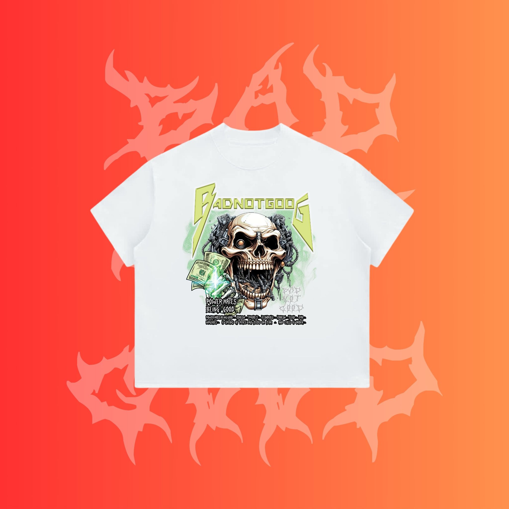 [COTTON KHÔ] ÁO THUN BADNOTGOOD “ DOLLAR “ 100% COTTON KHÔ VINTAGE  FORM BOXY