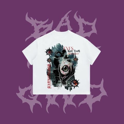  [ PREMIUM COTTON ] ÁO THUN BADNOTGOOD “ EYES“ 100% COTTON PREMIUM  FORM BOXY 