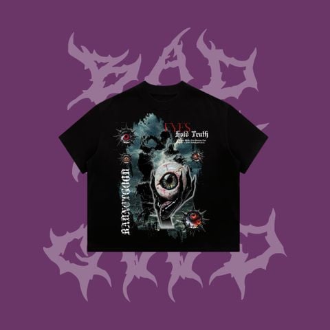  [ PREMIUM COTTON ] ÁO THUN BADNOTGOOD “ EYES“ 100% COTTON PREMIUM  FORM BOXY 