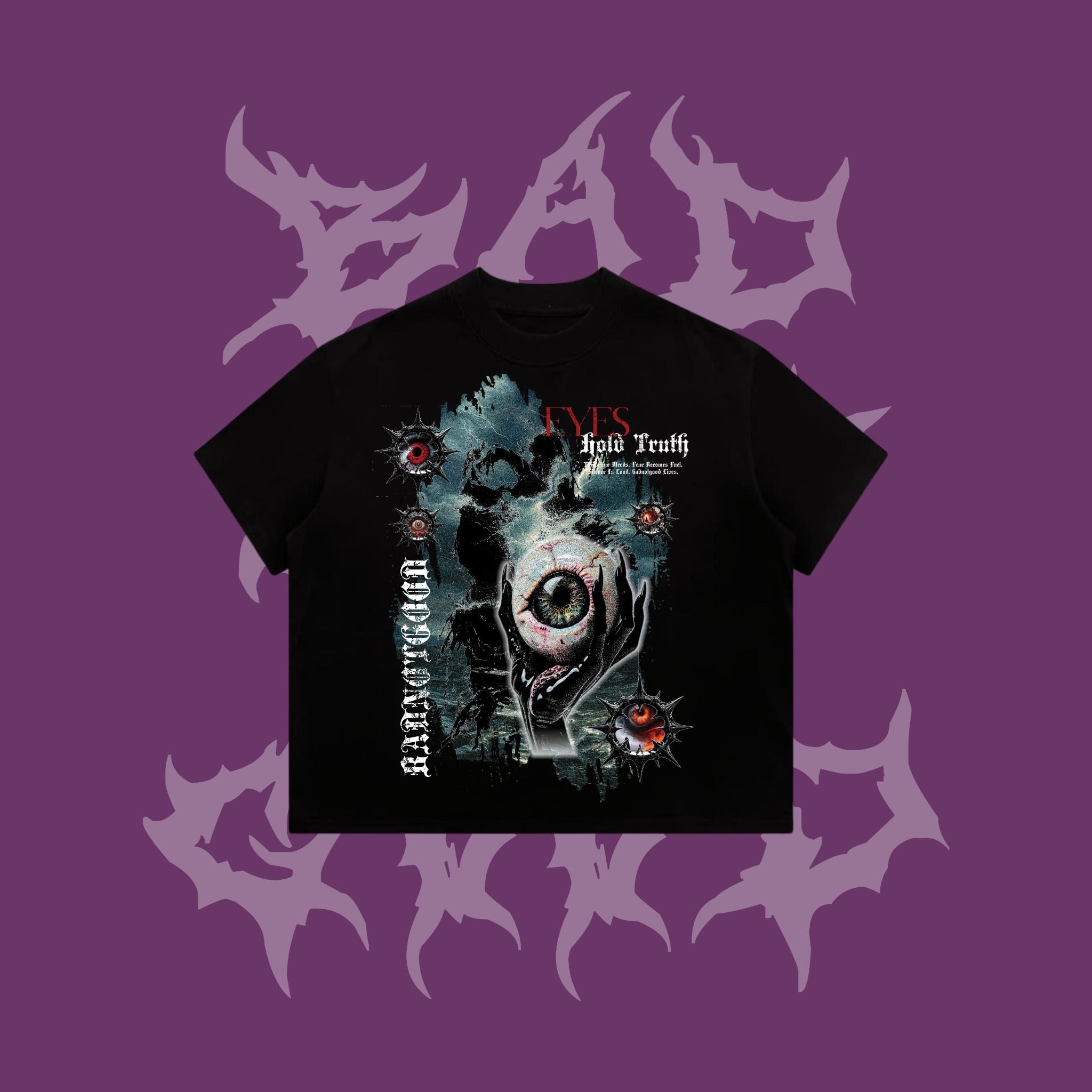 [ PREMIUM COTTON ] ÁO THUN BADNOTGOOD “ EYES“ 100% COTTON PREMIUM  FORM BOXY