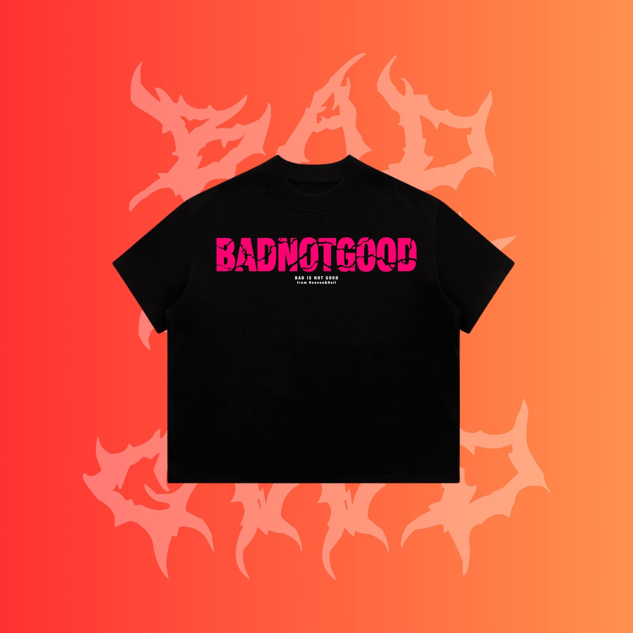 [COTTON KHÔ] ÁO THUN BADNOTGOOD “  CRACK “ 100% COTTON KHÔ VINTAGE  FORM BOXY
