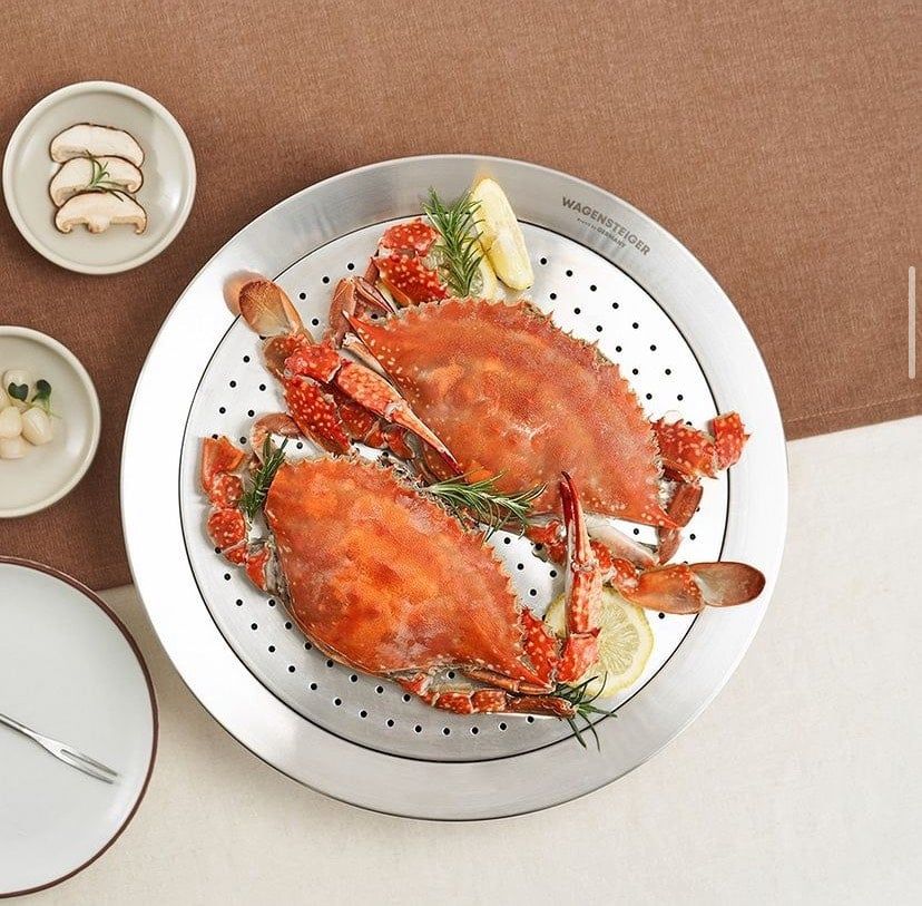  Nồi lẩu hơi, khay hấp thực phẩm kèm nắp chống nóng giúp giữ ấm đồ ăn Wagensteiger 