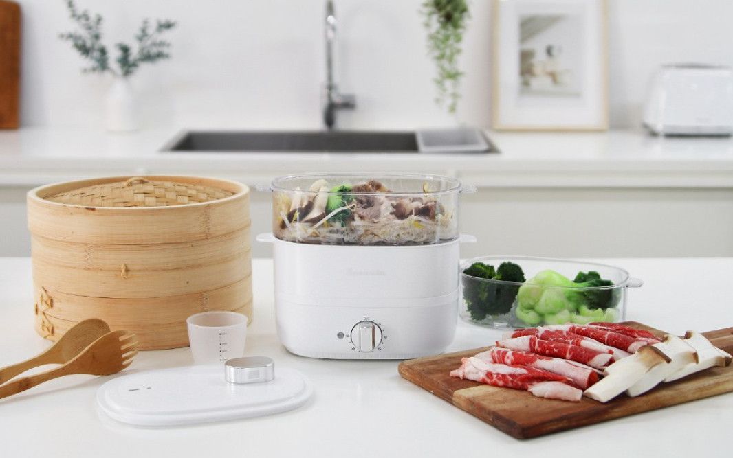  Nồi hấp mini 2 tầng tiện lợi thương hiệu Lacuzin 