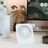  Quạt tích điện mini Mooas sạc không dây 