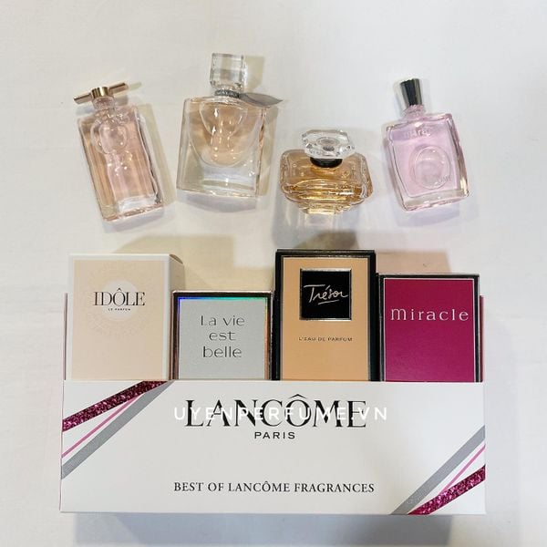  Gift Set Lancome Mini 4 chai 