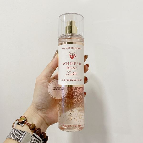  BBW Whipped Rose Latte 236ml 