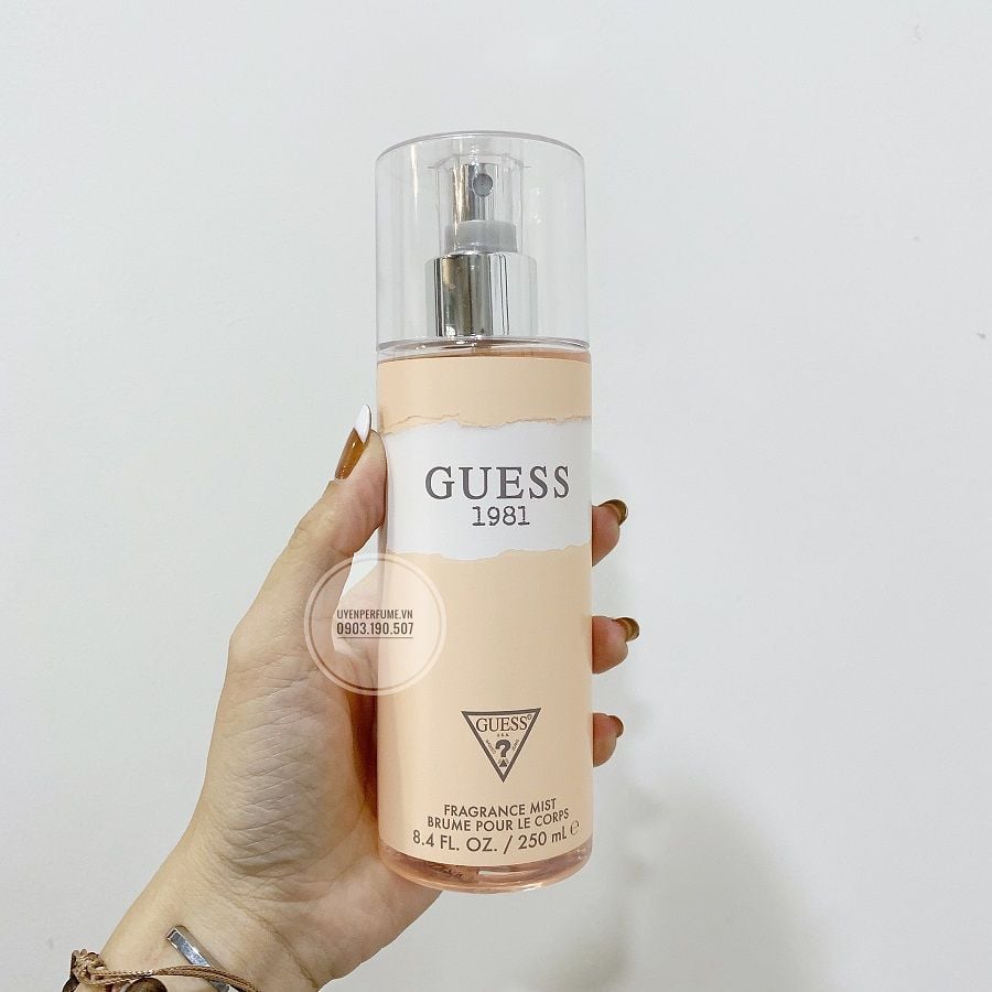 Body Mist Guess 1981 Uyên Perfume