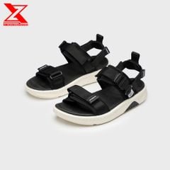 Sandal Nam Nữ quai ngang đế bệt ZX 2714 Black White và All Black