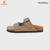 Dép da Nanu Thiết kế Tối giản Form 2 quai ngang Lemini - 2