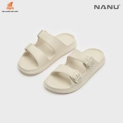 Dép Nữ quai ngang đính khóa Nanu Aqua W21