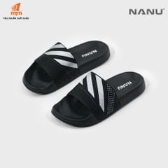 Dép quai ngang Nam Nanu N15 kẻ sọc chéo
