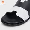 Dép Da Bảng Nanu TDM 941 Black White