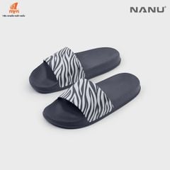 Dép quai ngang Nam Nanu Aqua W19  - Phiên bản Ngựa vằn